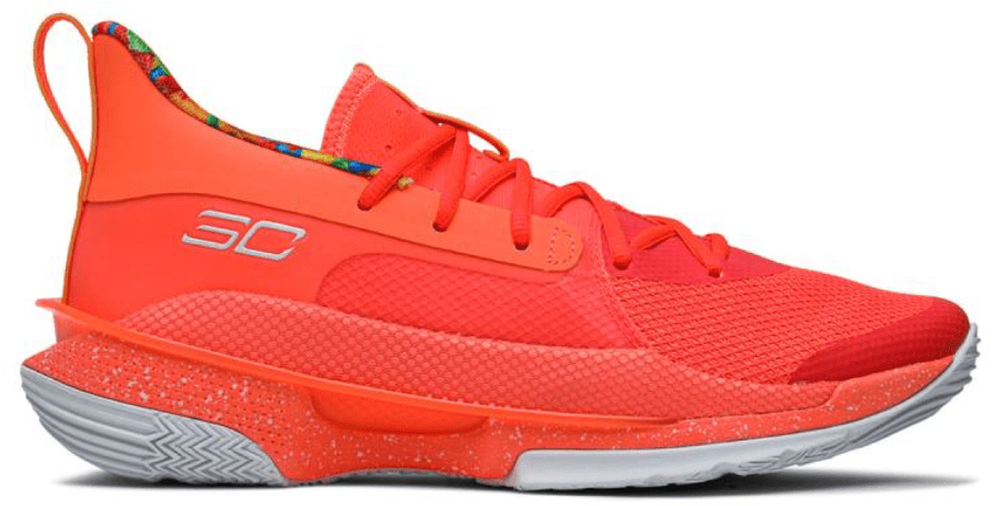 The Under Armour Curry 7 makes a great shoe for female basketball players