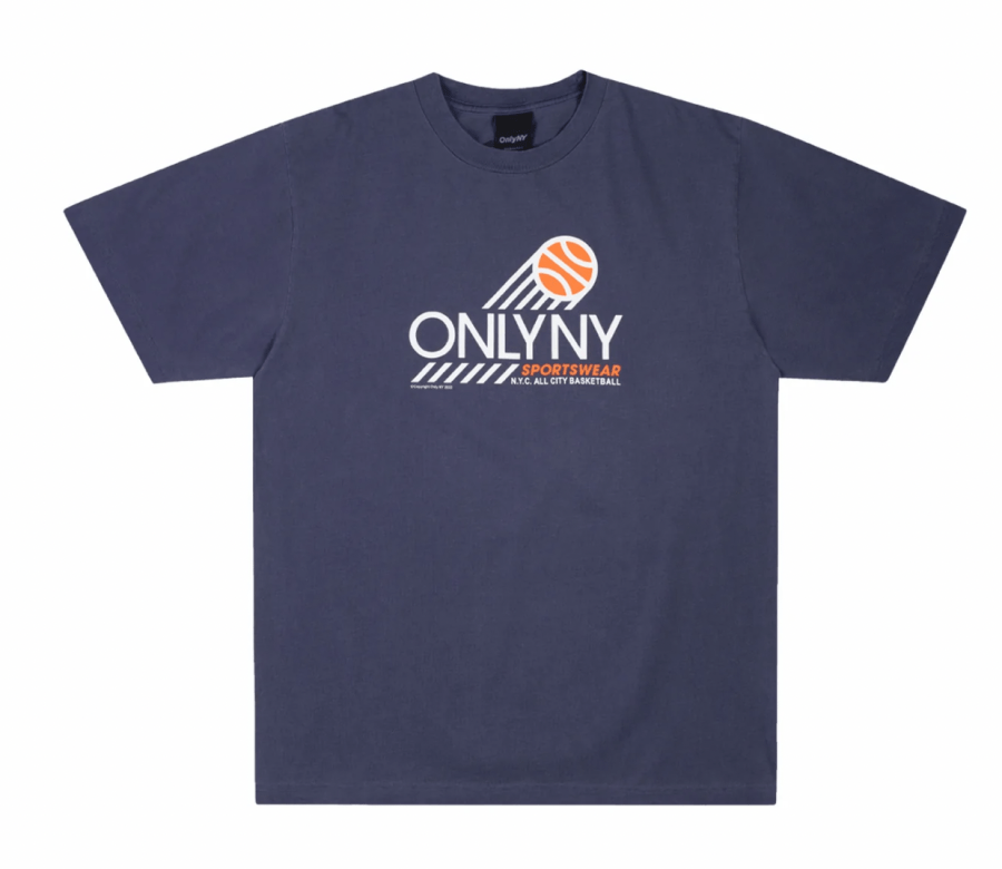 ONLY NY blue basketball t-shirt