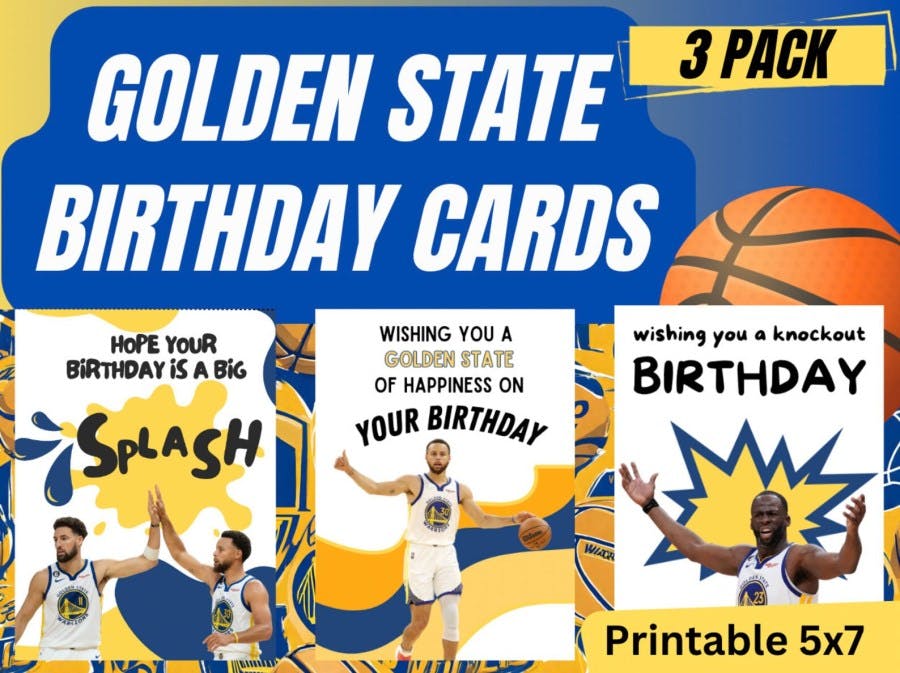 Golden State birthday cards