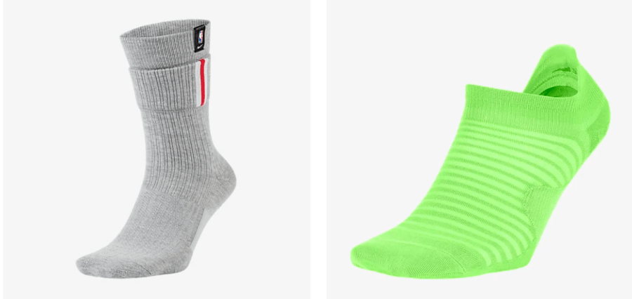 Thicks vs thin socks
