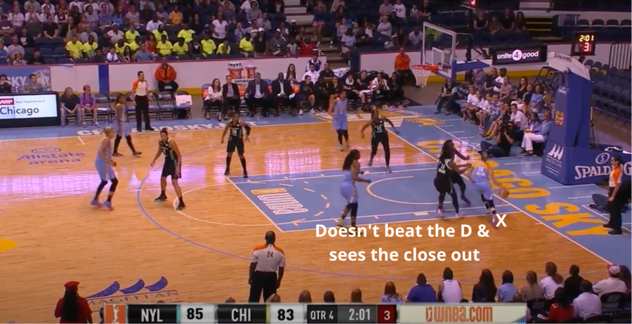 The defense keeps up with Allie Quigley in this highlight