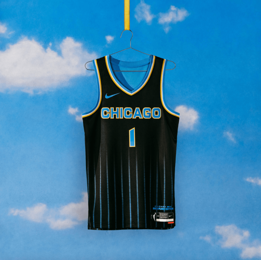 The new Chicago Sky WNBA jersey