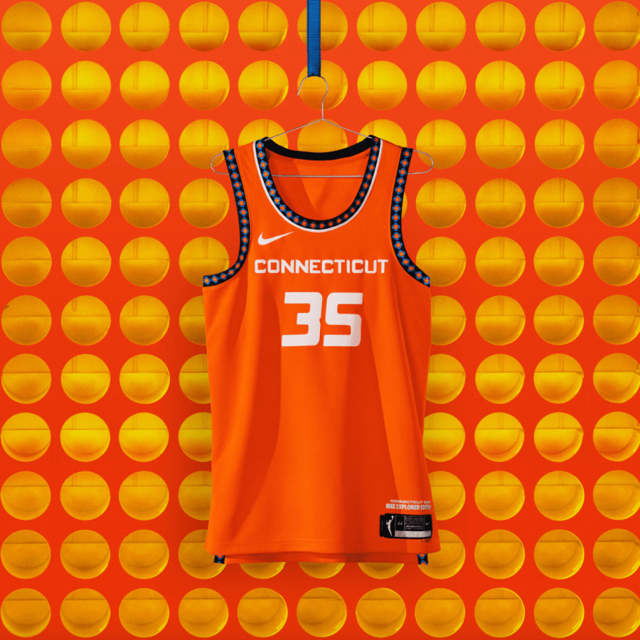 The New WNBA jerseys for the Connecticut Sun