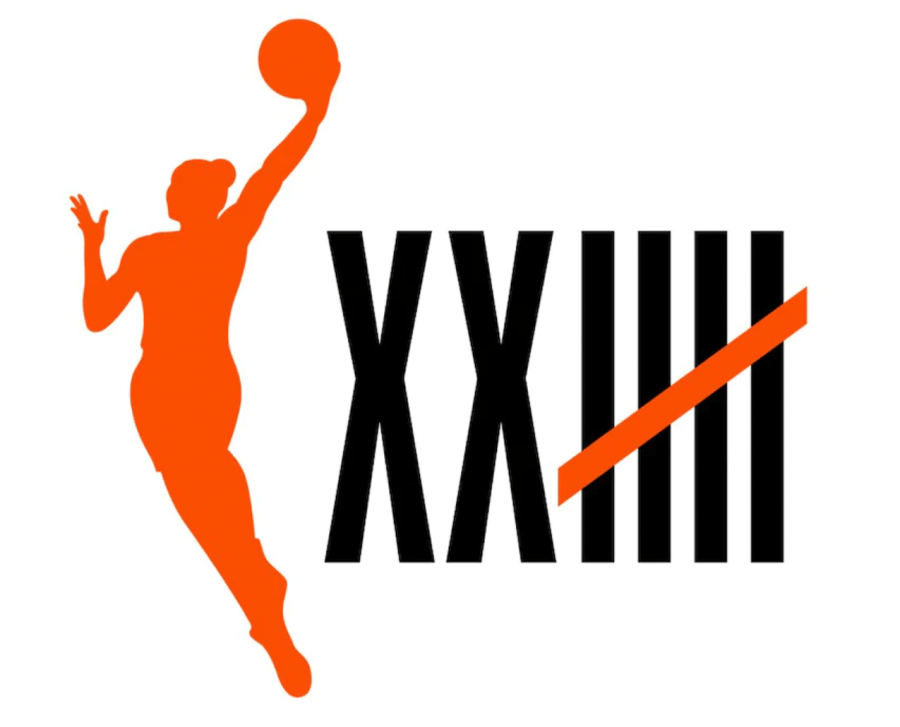 WNBA 25th anniversary season logo