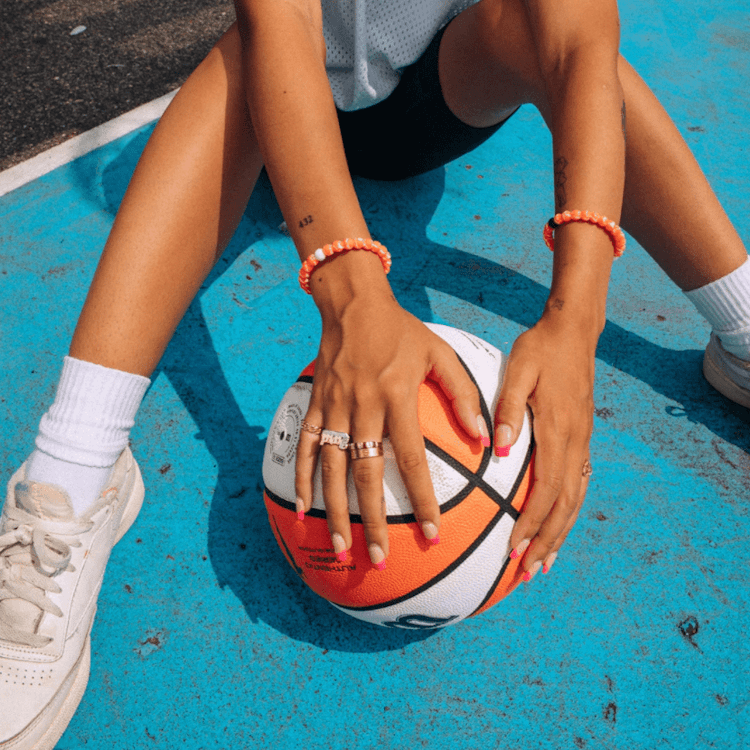 WNBA logo bracelet