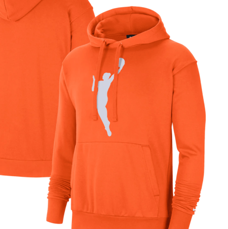Classic WNBA orange hoodie is a great birthday gift