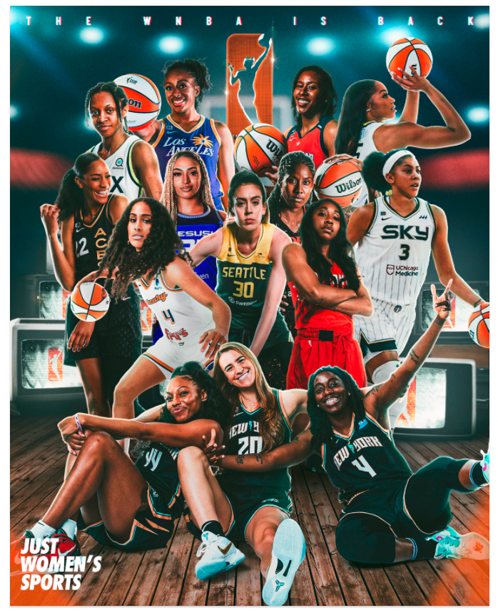 Jonathon Louie's WNBA poster
