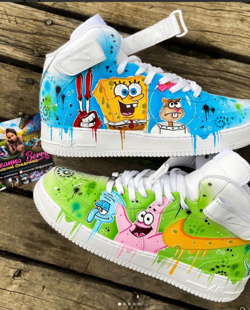 SpongeBob custom shoes