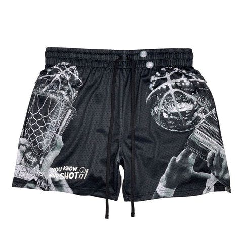 SAVS X JSQUARED "TROPHIES" 5" HOOP SHORTS front
