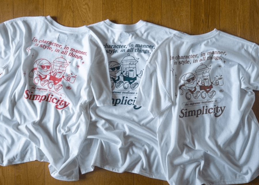 Colorful Simplicity t-shirts