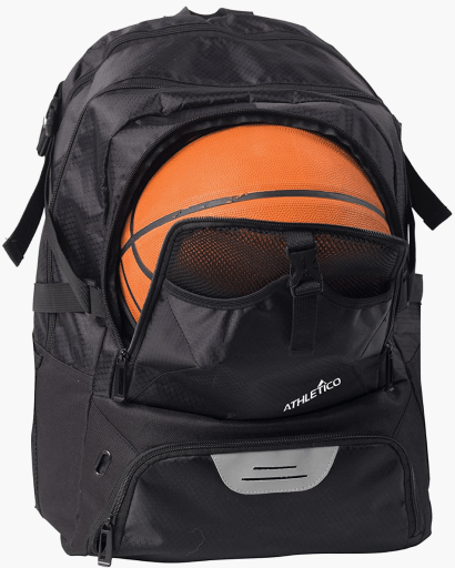 Basketball carrying bookbag