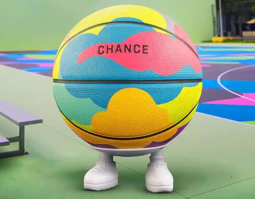 New! Chance Basketballs: Tian & Watts