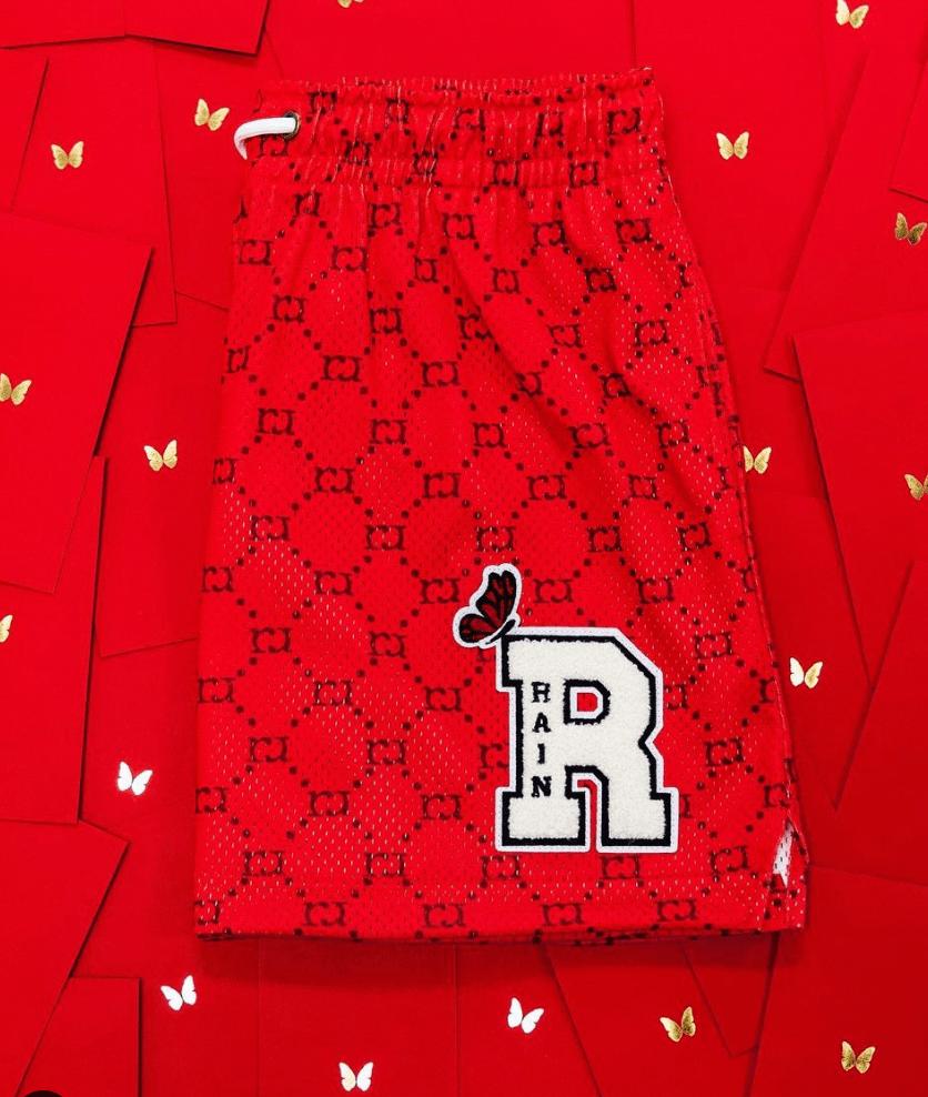 Red Ryoko Rain shorts