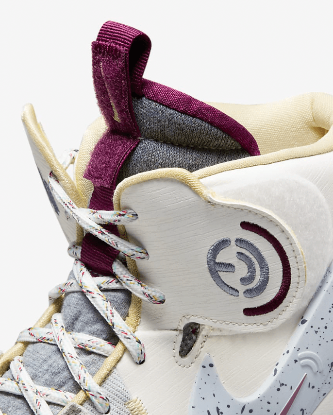 Deldon Designs Elena Delle Donne Nike basketball shoe tongue detail