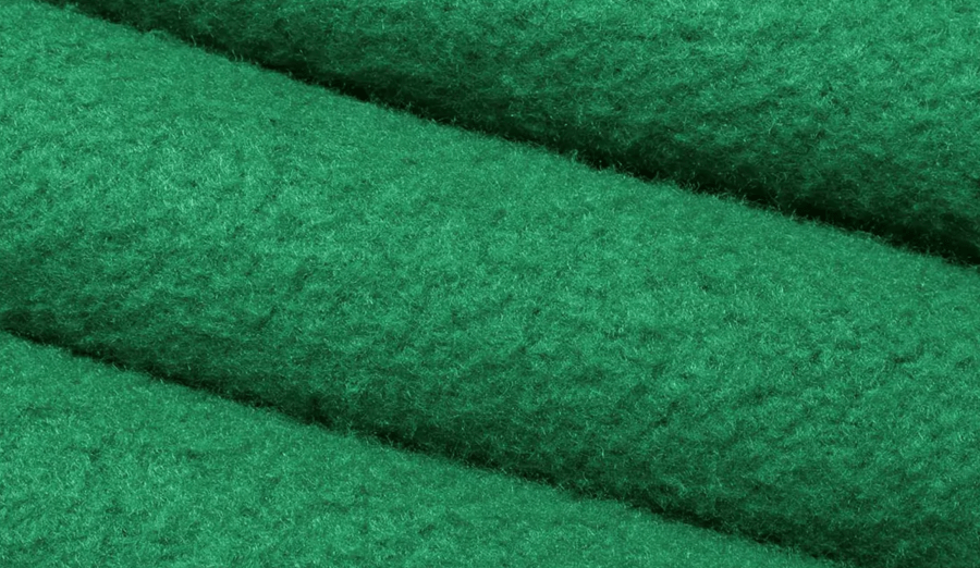 Way of Wade green sweatshirt fabric