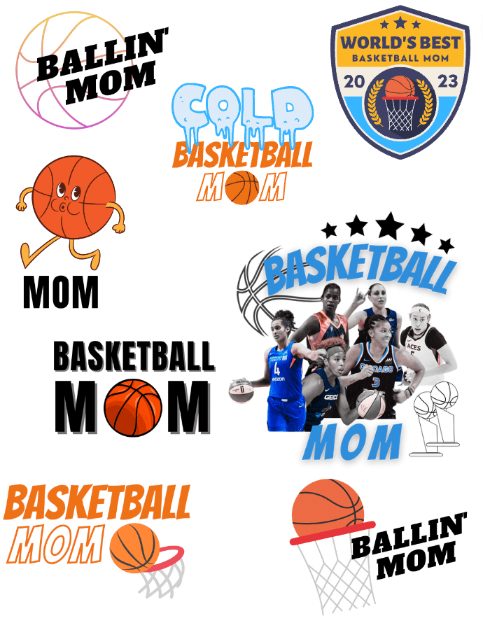 Basketball mom svg designs