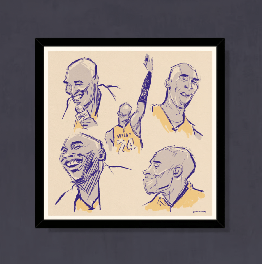 Kobe Bryant illustration