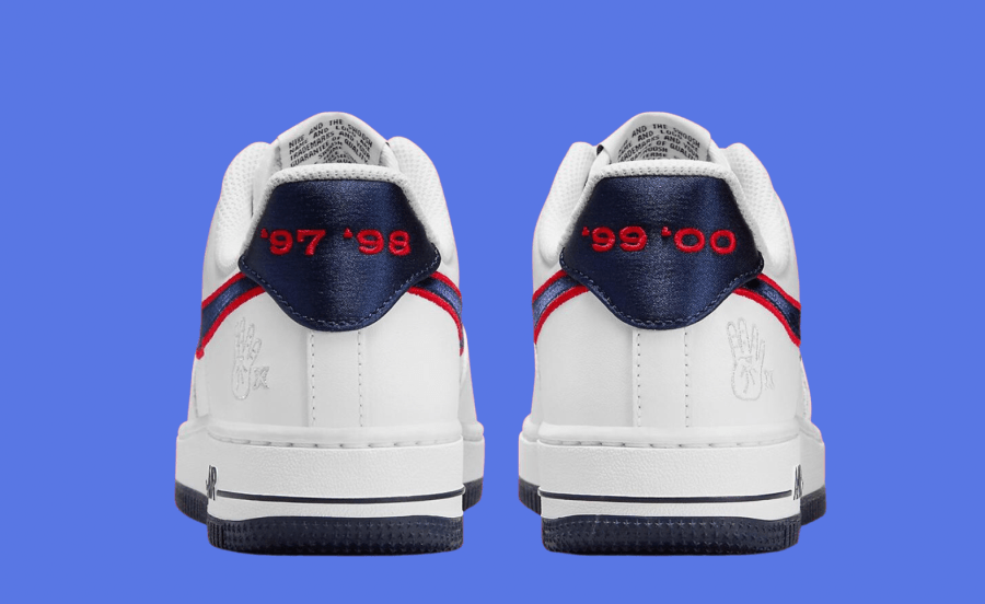 Air Force 1 "Houston Comets Four-Peat" heel
