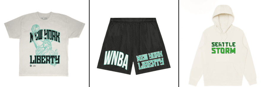 WNBA gear from Playa Society