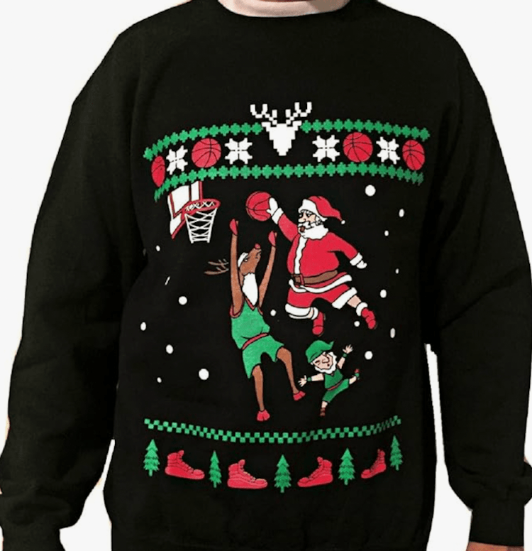 Dunking Santa Sweater