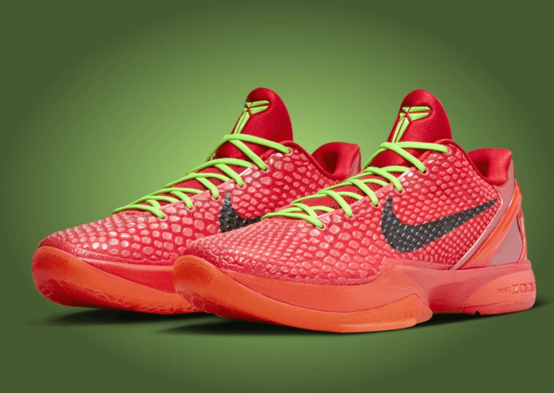 Nike Kobe 6 Protro Reverse Grinch PE Releases December 15
