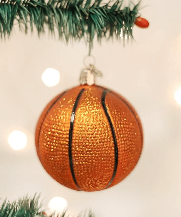 Glittery basketball