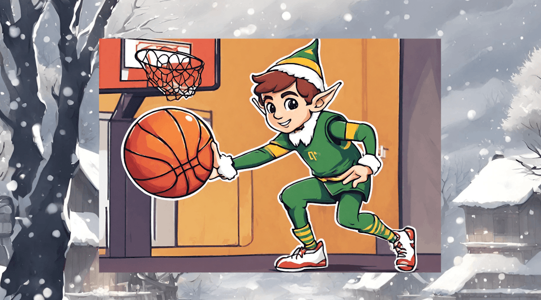 Fun Elf on the Shelf Basketball Ideas & Antics