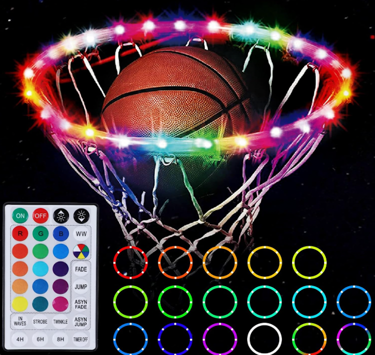 basketball rim lights